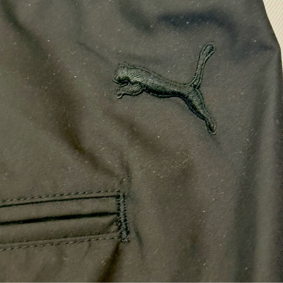 New Puma + Ferrari (36 X 32) Black Nylon Golf  Pants - Picture 8 of 8